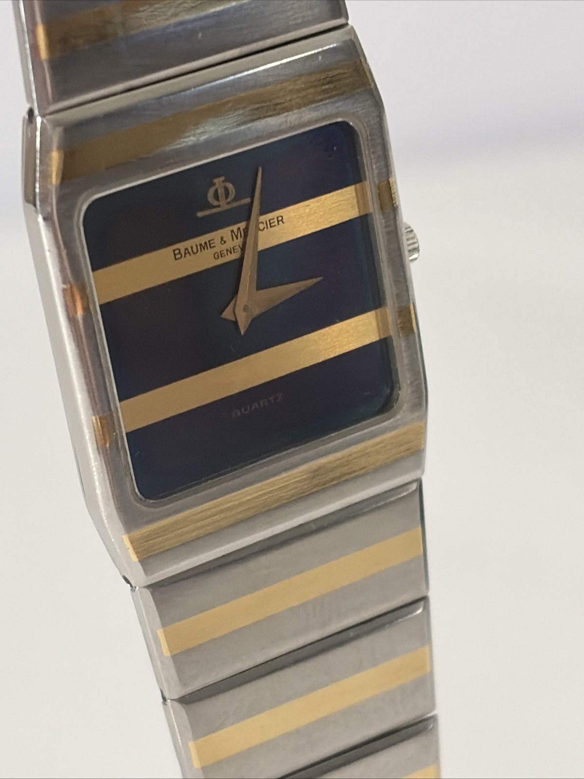 Baume & Mercier Monte Carlo Zebra Swiss Quartz Watch – Non-Working