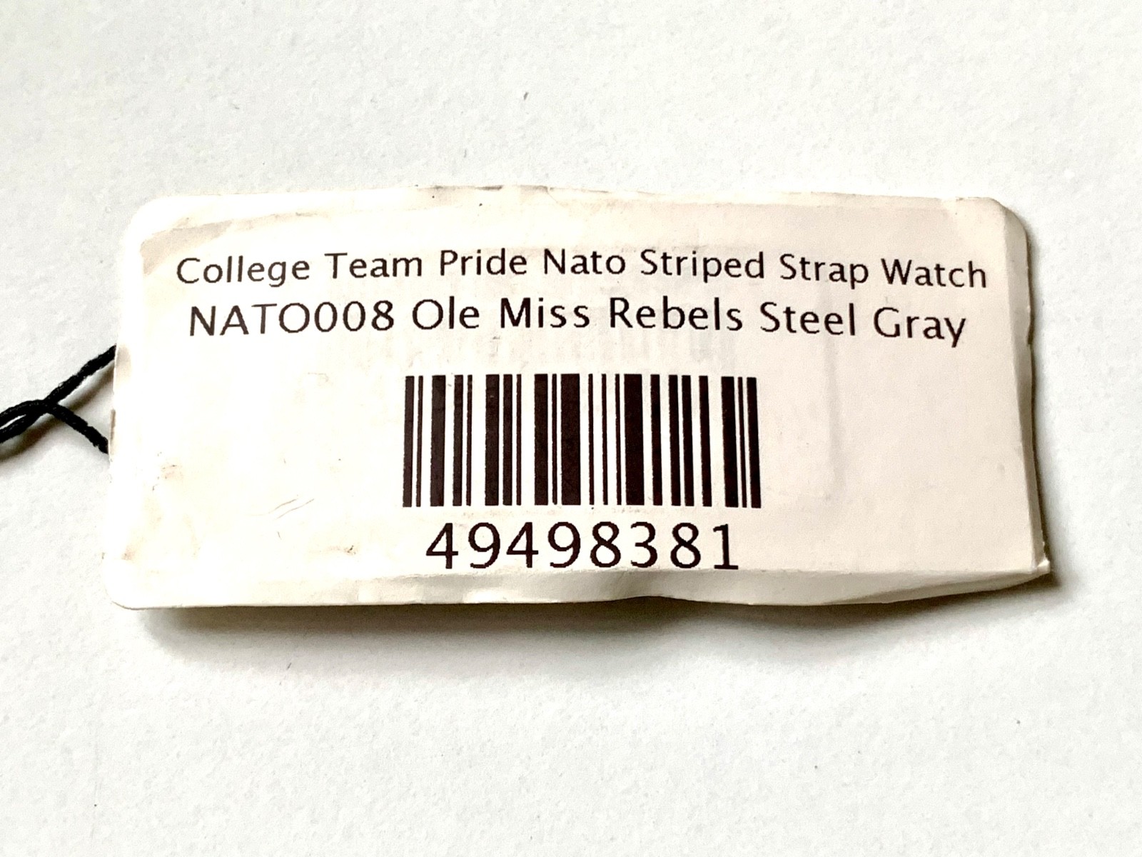 Jack Mason Mens 40mm Watch & Nylon Strap ~ Colleges TX, TCU, Ole Miss & Others