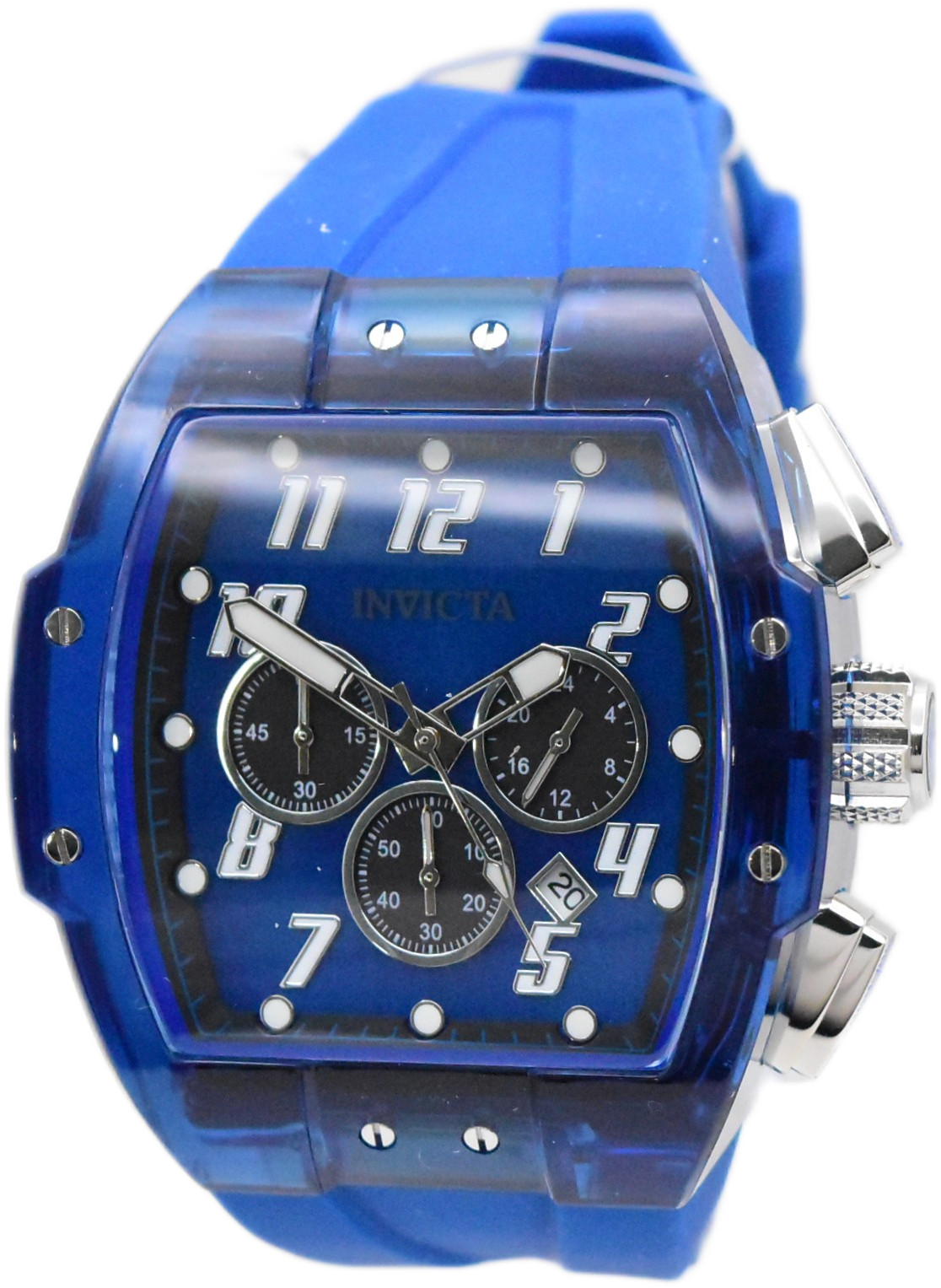 Invicta S1 Rally Kinesia Anatomic Men’s Dark Blue Chronograph Watch 47mm 45484