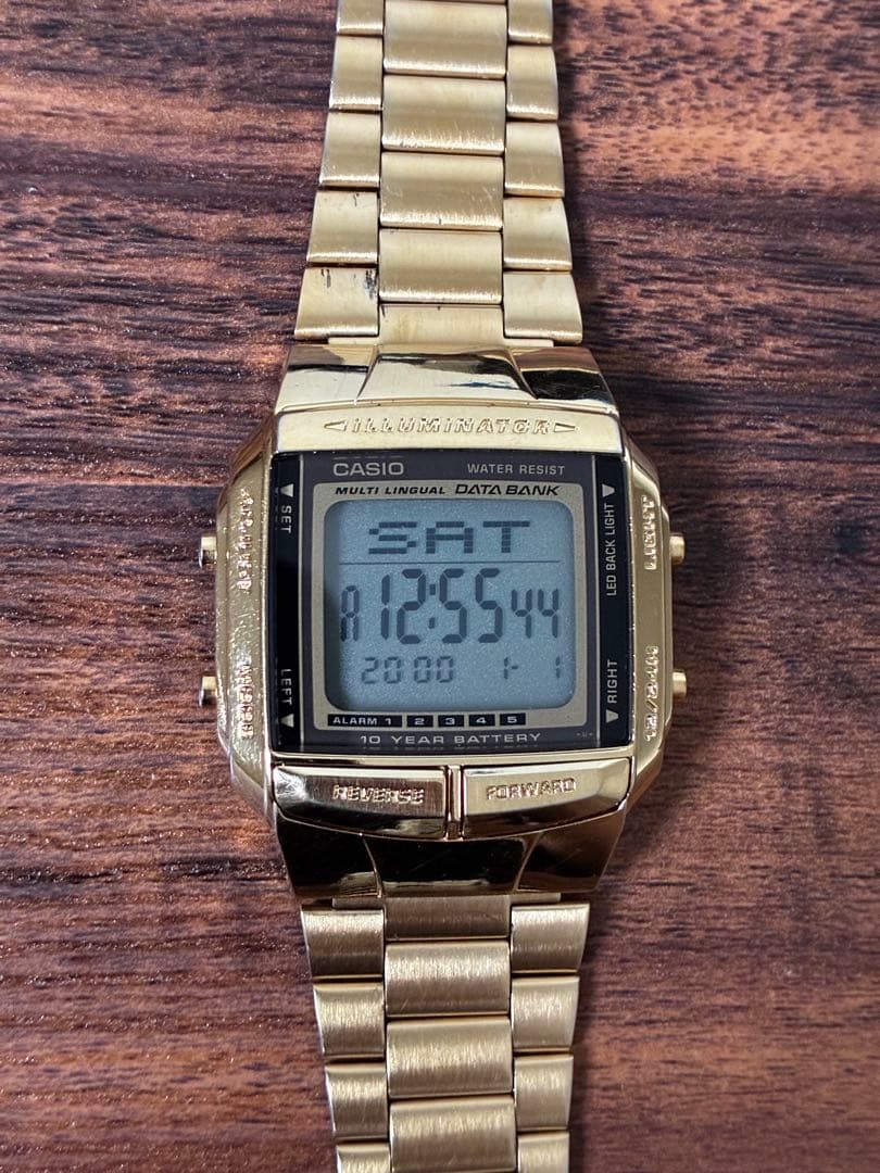 CASIO DATA BANK DB-360 Gold Model