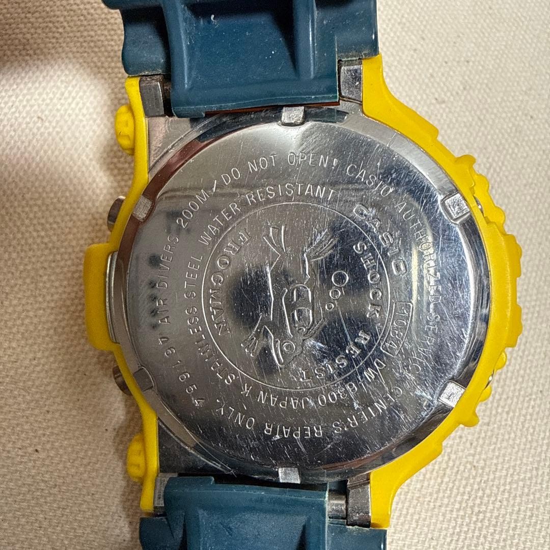 DW-6300-9 First generation frogman yellow/navy custom