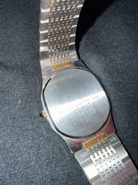 SEIKO Lassale Quartz 5932 5229 White Dial Date Vintage Watch Japan