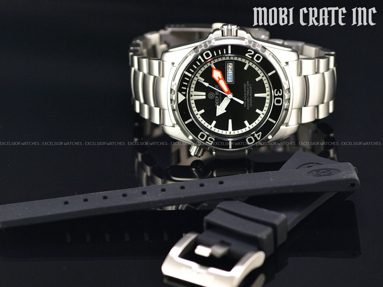 Rare Deep Blue Pro Aqua Men’s 45mm Automatic NH36 Sapphire Bezel & Crystal Watch
