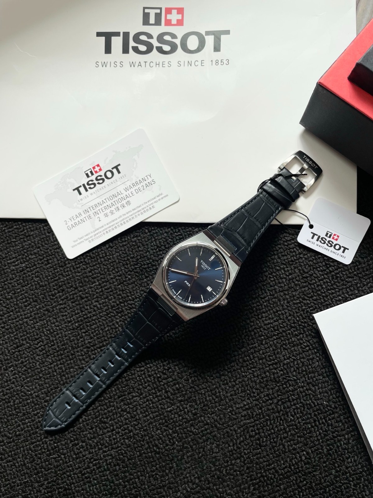 New Tissot PRX Quartz T137.410.16.041.00 Blue Dial – Real Photos