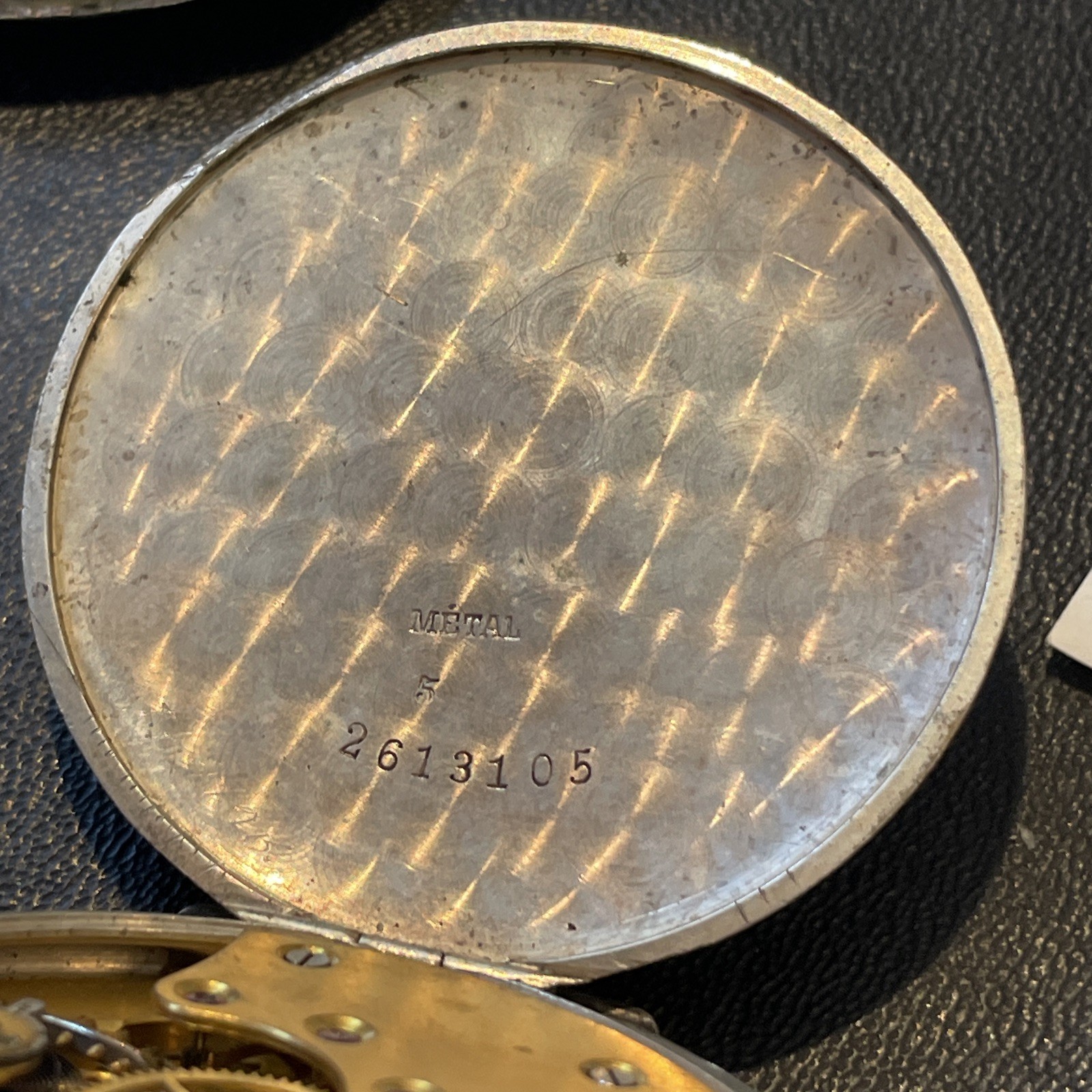 Vintage Norwegian Pocket Watch project or Sterling Silver scrap Hans Amundsen