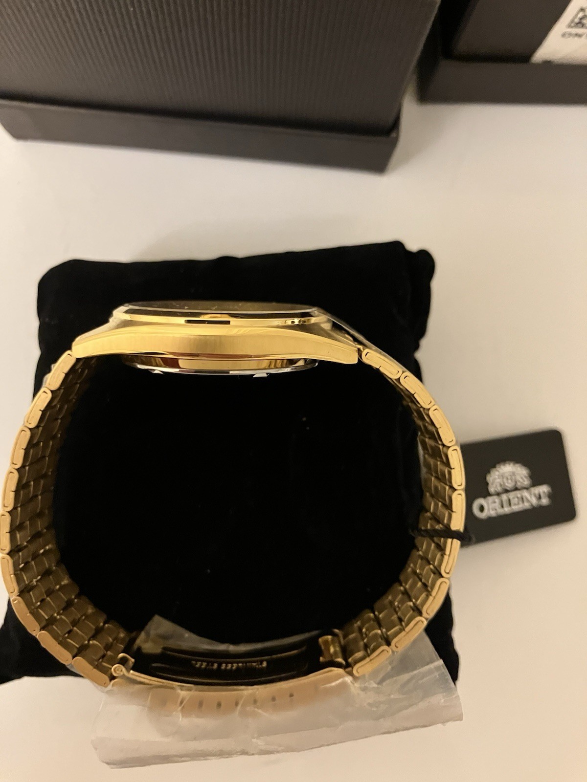 Orient TriStar Automatic, Gold Tone, Day Date, New In Box