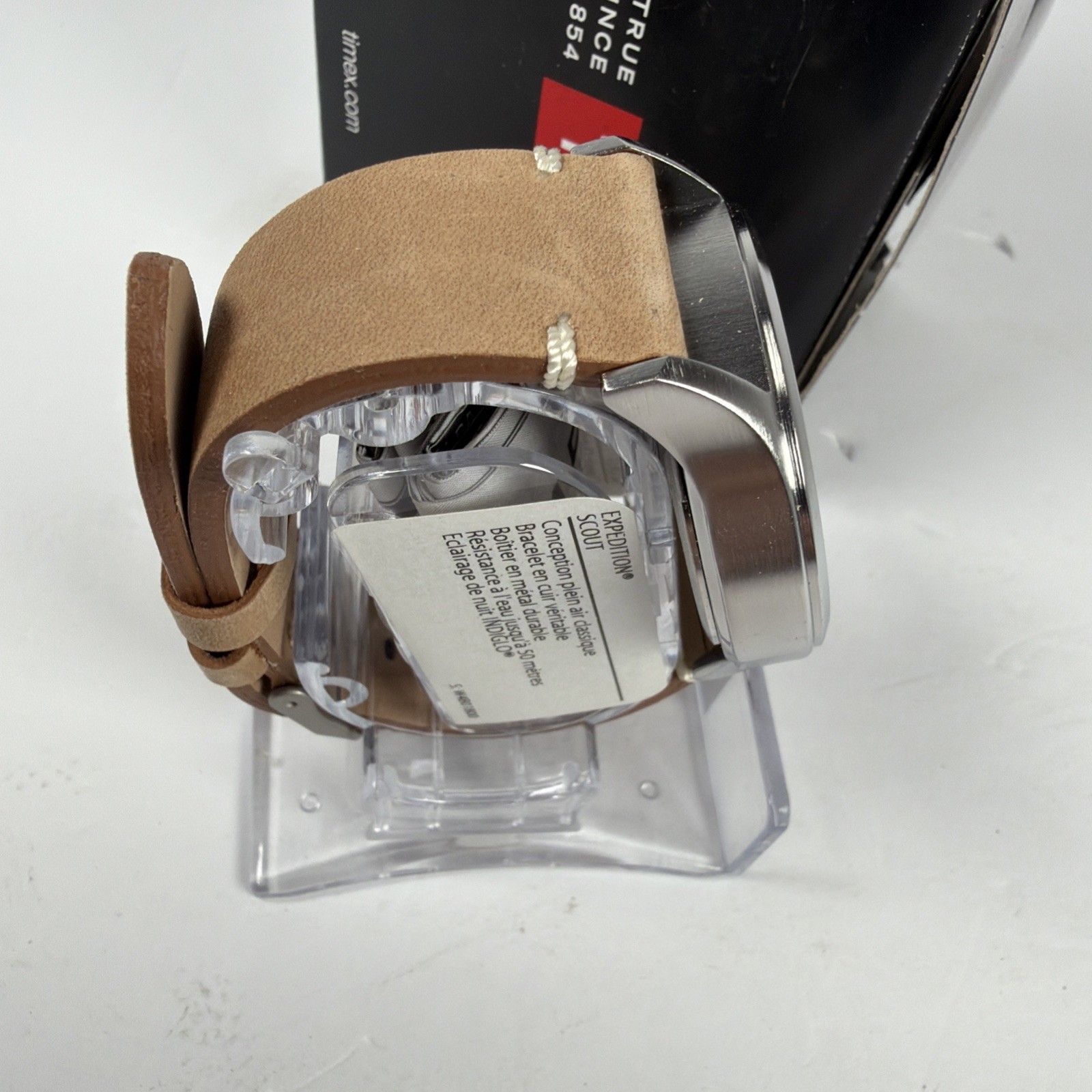 TIMEX EXPEDITION INDIGLO TW4B01800 WR 50M BLUE/BROWN MILITARY FIELD MEN’S WATCH