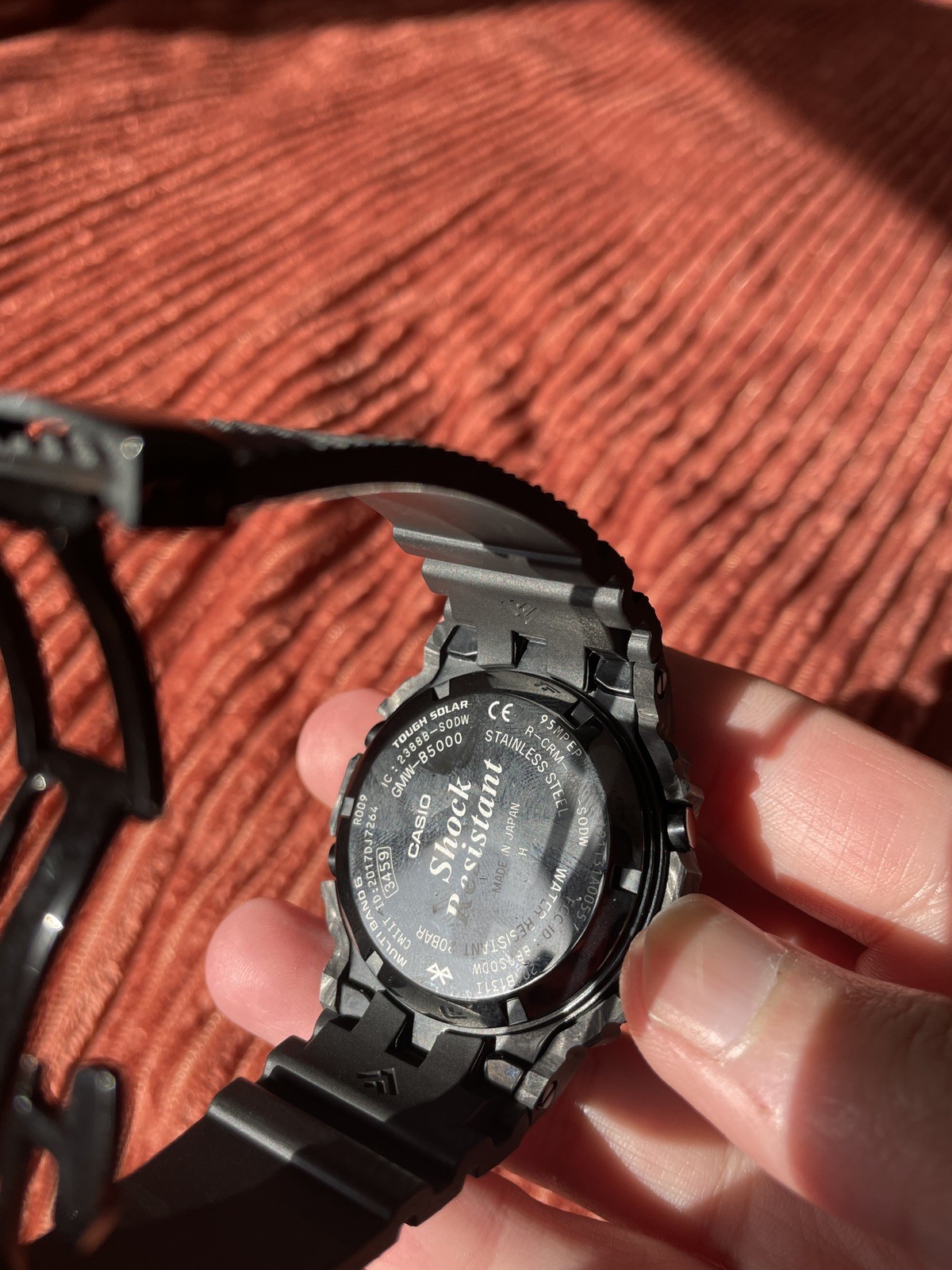 CASIO G-SHOCK GMW B5000 CUSTOM CARBON FIBRE MOD