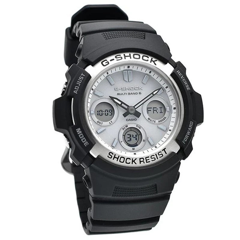 CASIO G-SHOCK AWG-M100S-7AJF White Dial Tough Solar Atomic Radio Men Watch NEW
