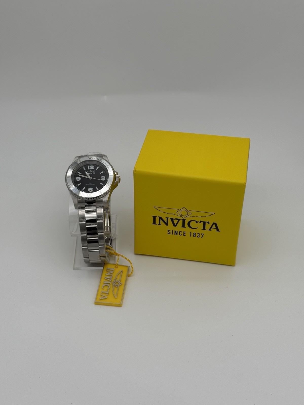 Invicta Specialty Rowan Black Dial Silver 40 mm, Stainless Steel w/Box (69479)