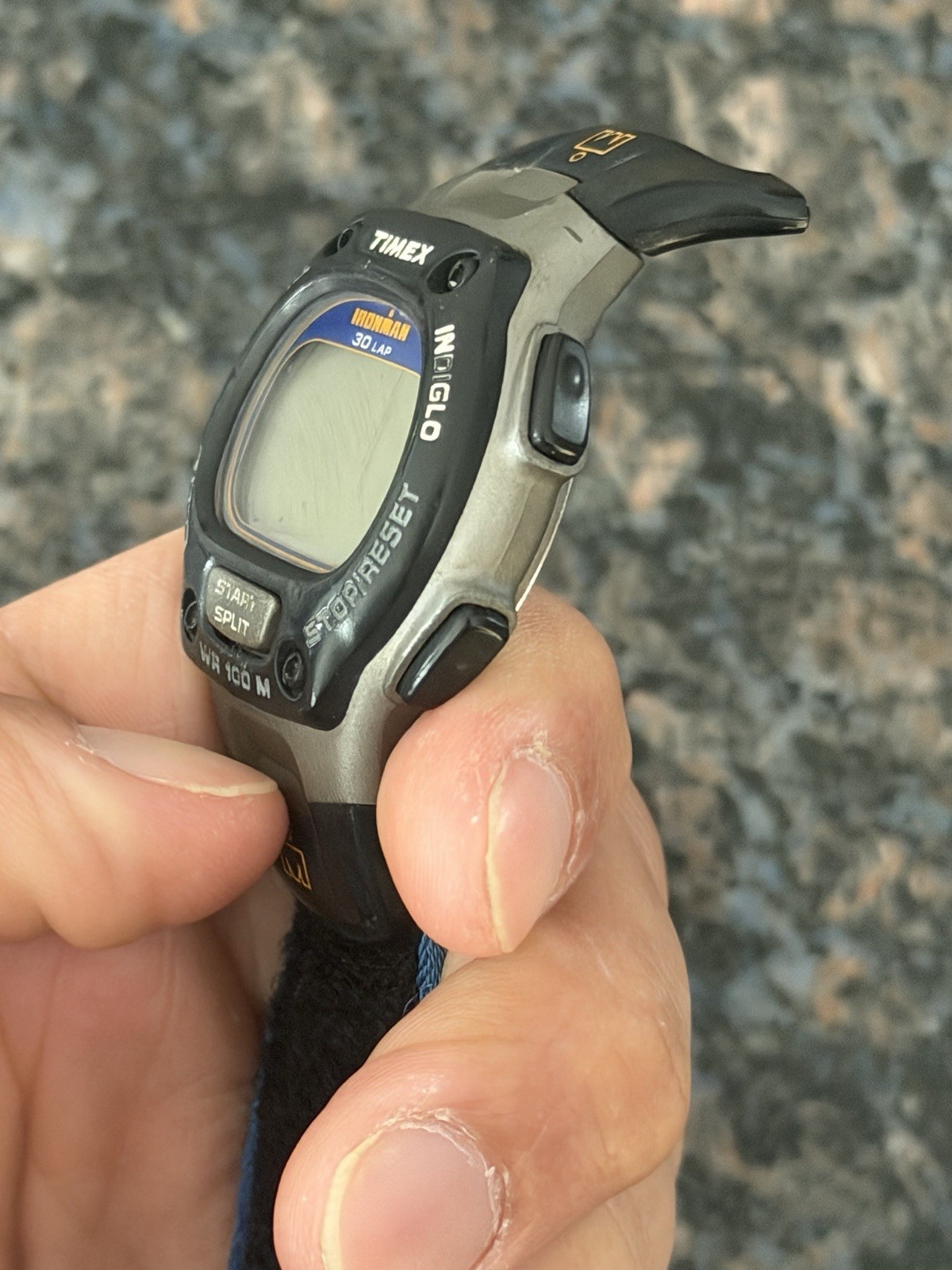 Timex Ironman Unisex Digital Water Resistant 100 Meters 30 Lap Needs Repair!