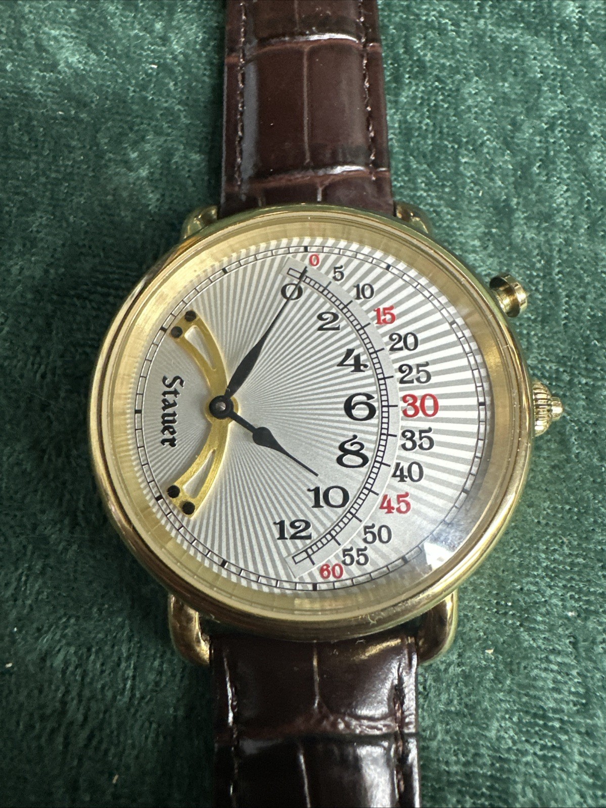 *NOT RUNNING* STAUER RETROGRADE 55091 WRIST WATCH