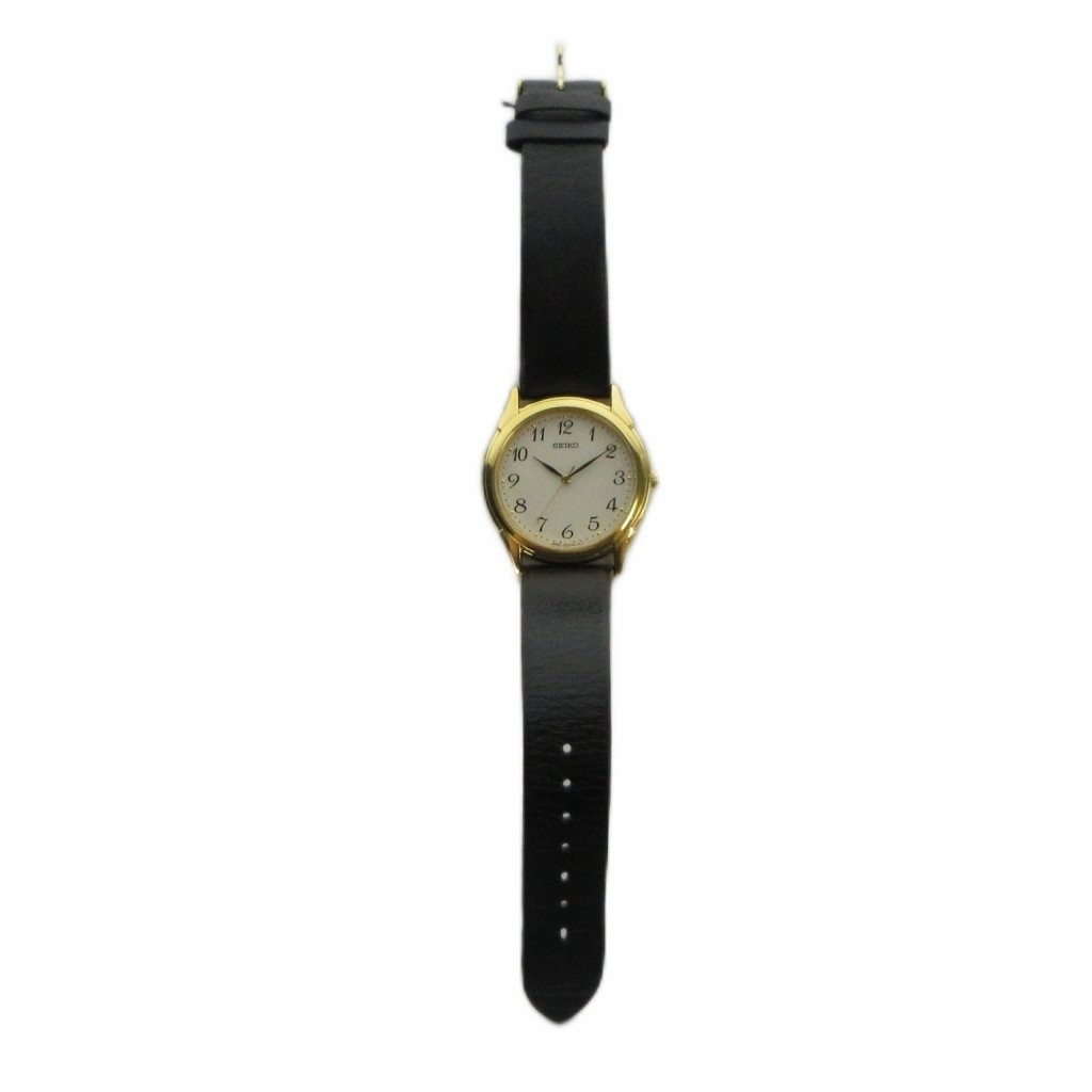 Seiko Spirit 7N01-7140 Quartz Men’s Watch 32mm Gold Stainless Steel AB