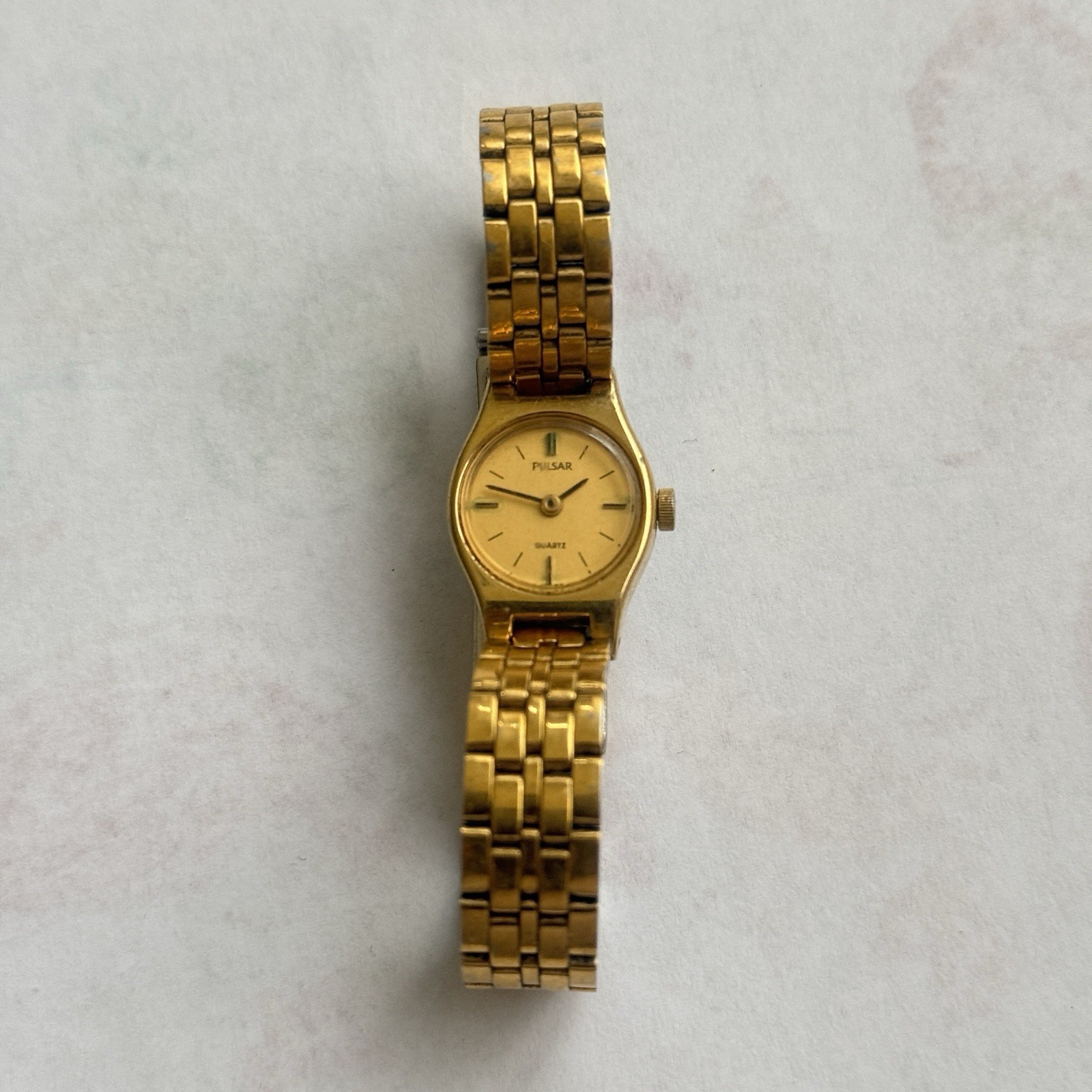 Pulsar Women’s Gold Stainless Steel Watch