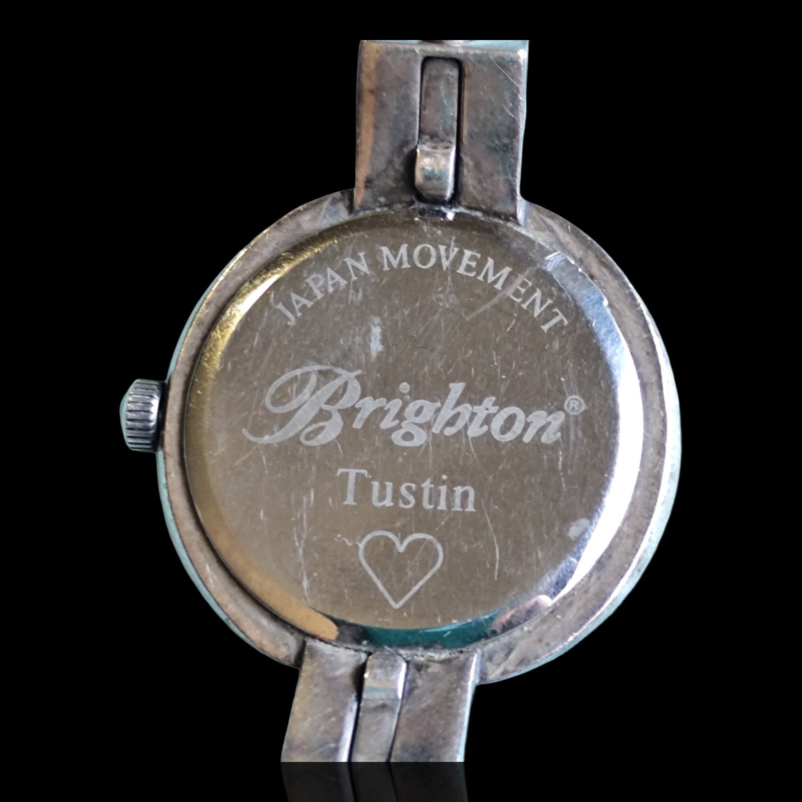 As Is Untested Vtg Brighton Charm Bracelet Watch 7.5in