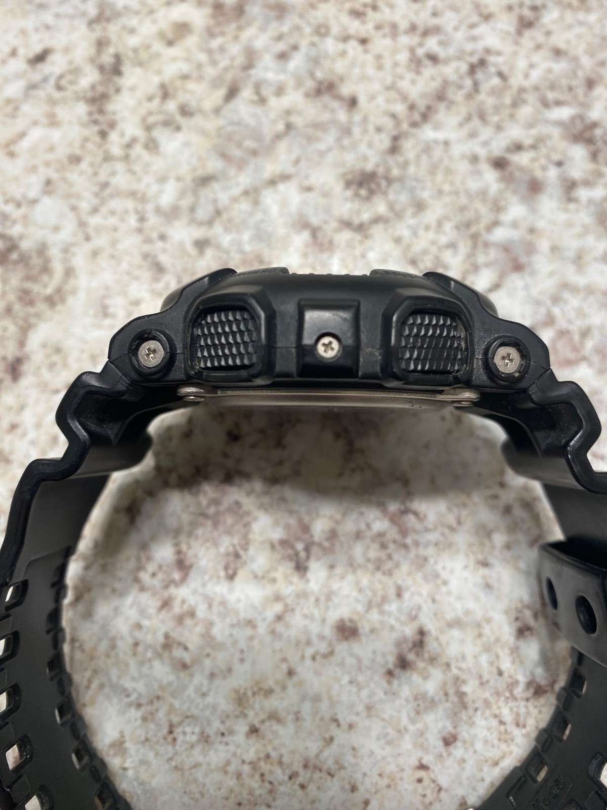 CASIO G SHOCK GD100 blackout blue led Federal Prison Issued