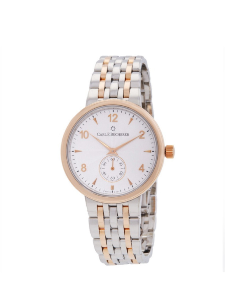 CARL F BUCHERER Adamavi Hand Wind Small Seconds 18k Gold Stainless steel Watch