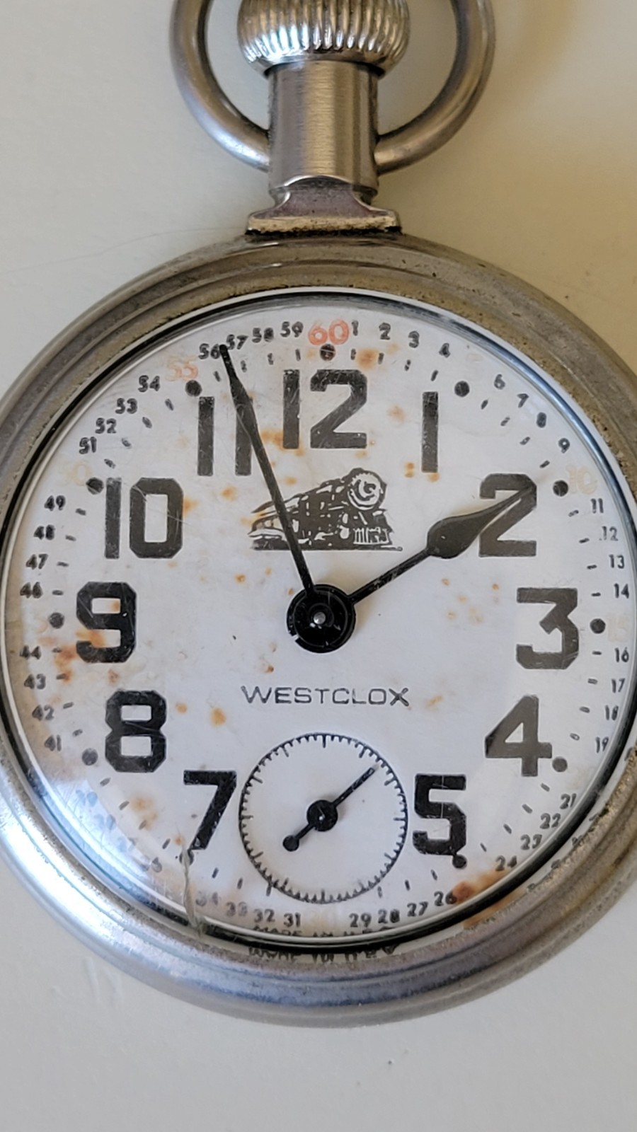westclox pocket watch train working well