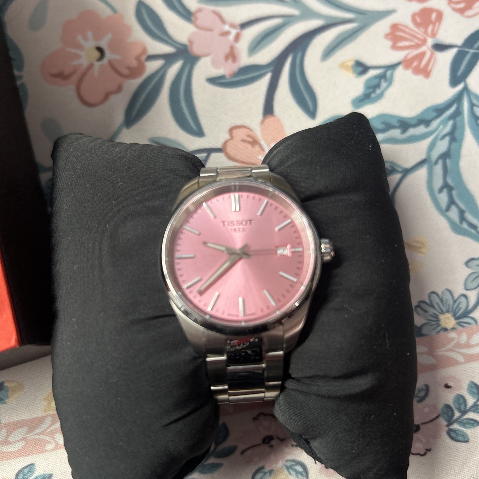 Tissot PR 100 T150.210.11.331.00 Pink Dial 34 mm Steel Quartz Watch
