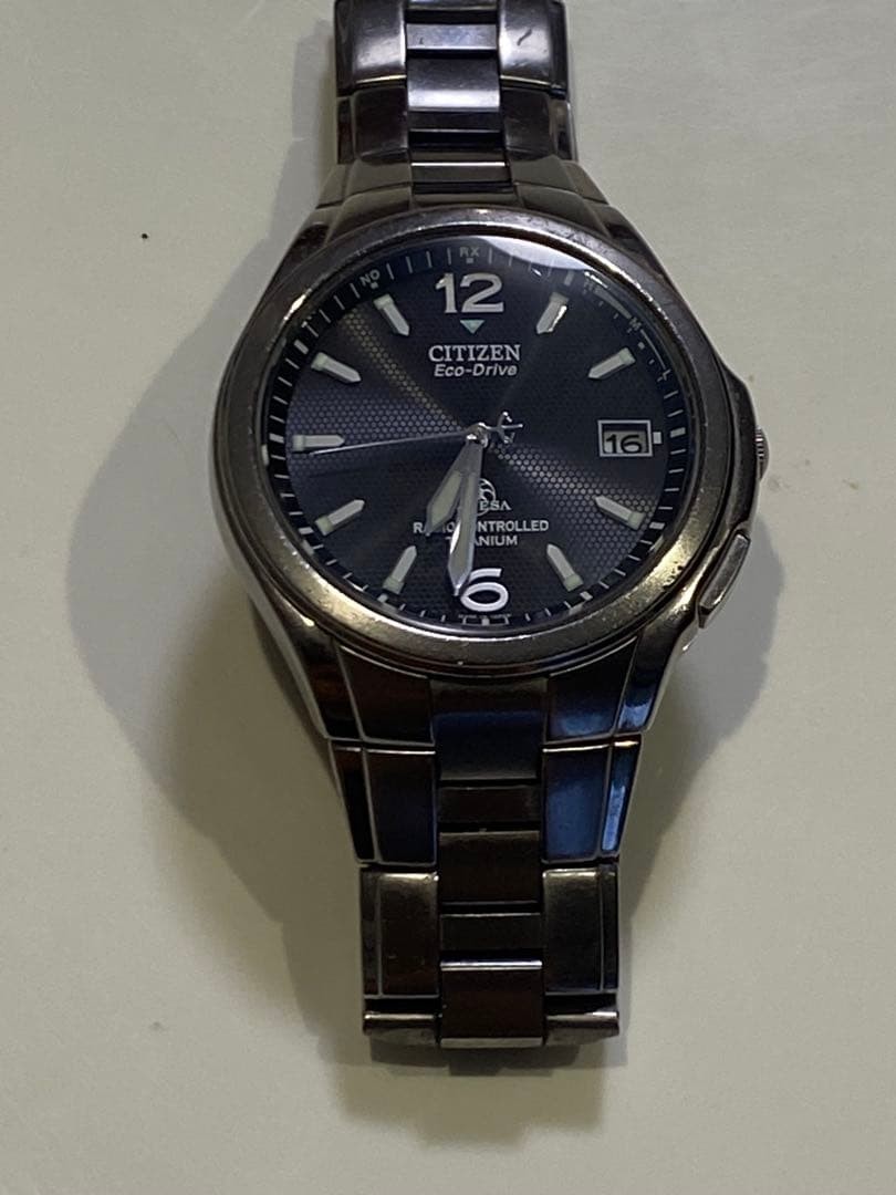 CITIZEN Eco-Drive Radio-Controlled Watch, Titanium Construction