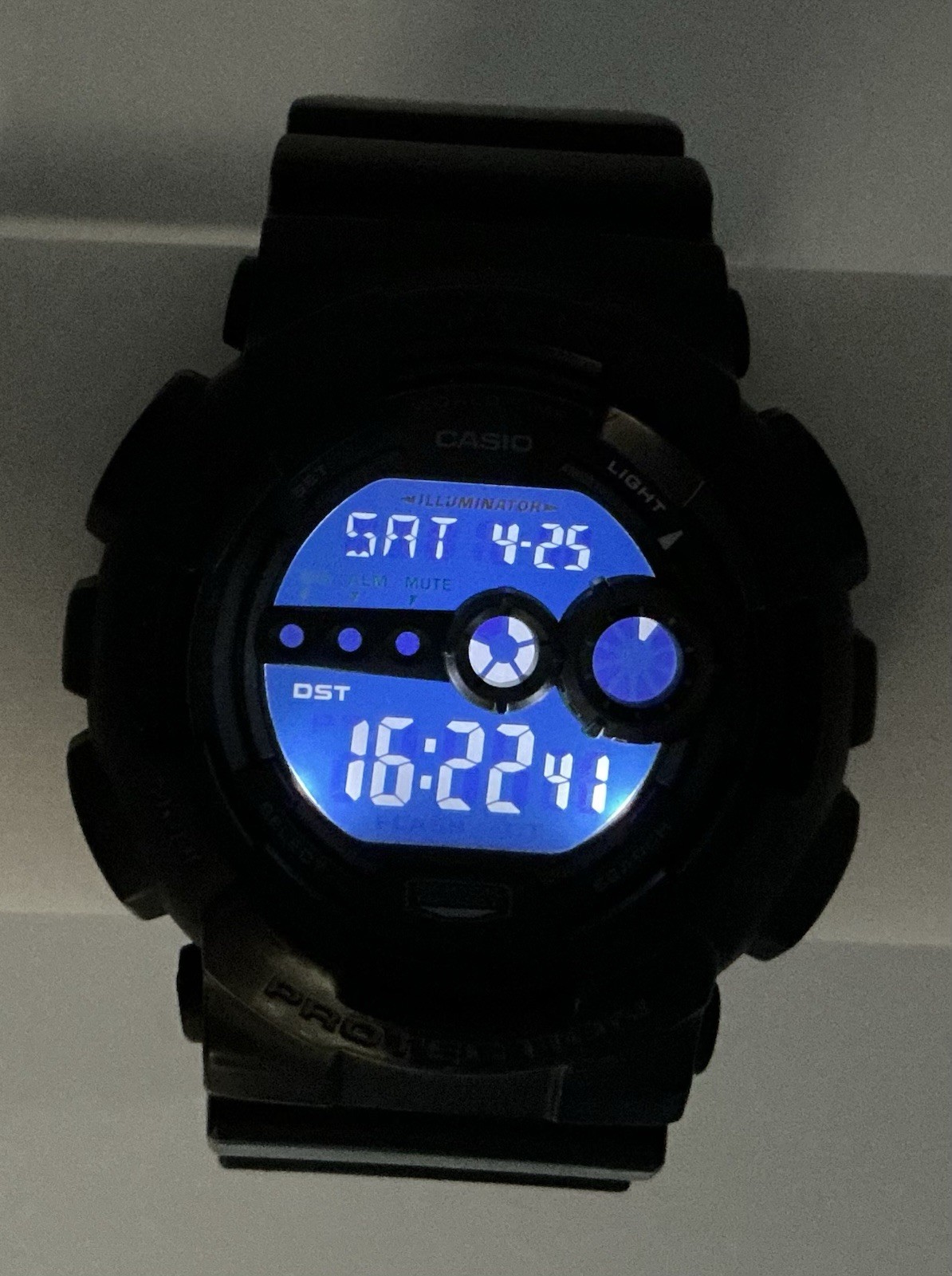 Casio G Shock Watch Men Digital Black 3263 GD-100 Water Resistant New Battery