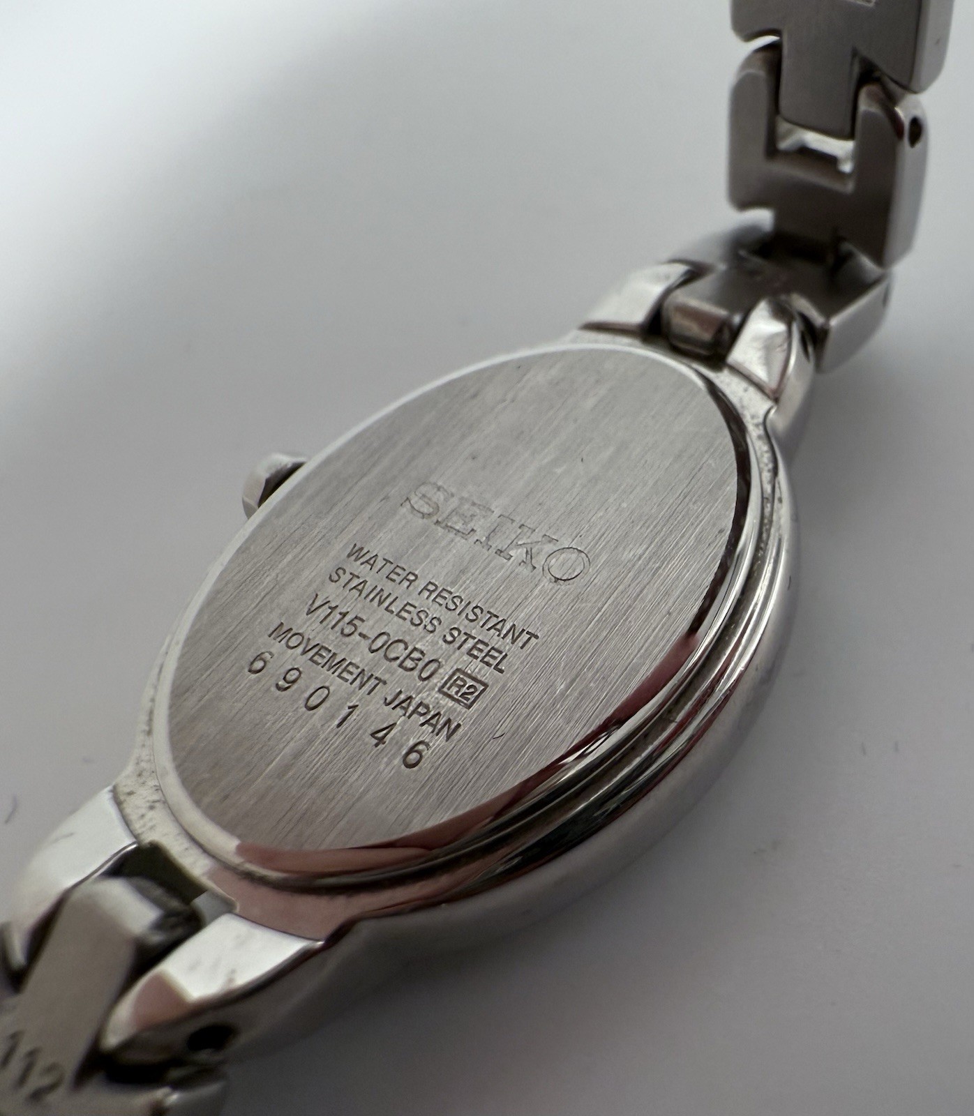 SEIKO SOLAR DIAMOND ACCENT LADIES WATCH.