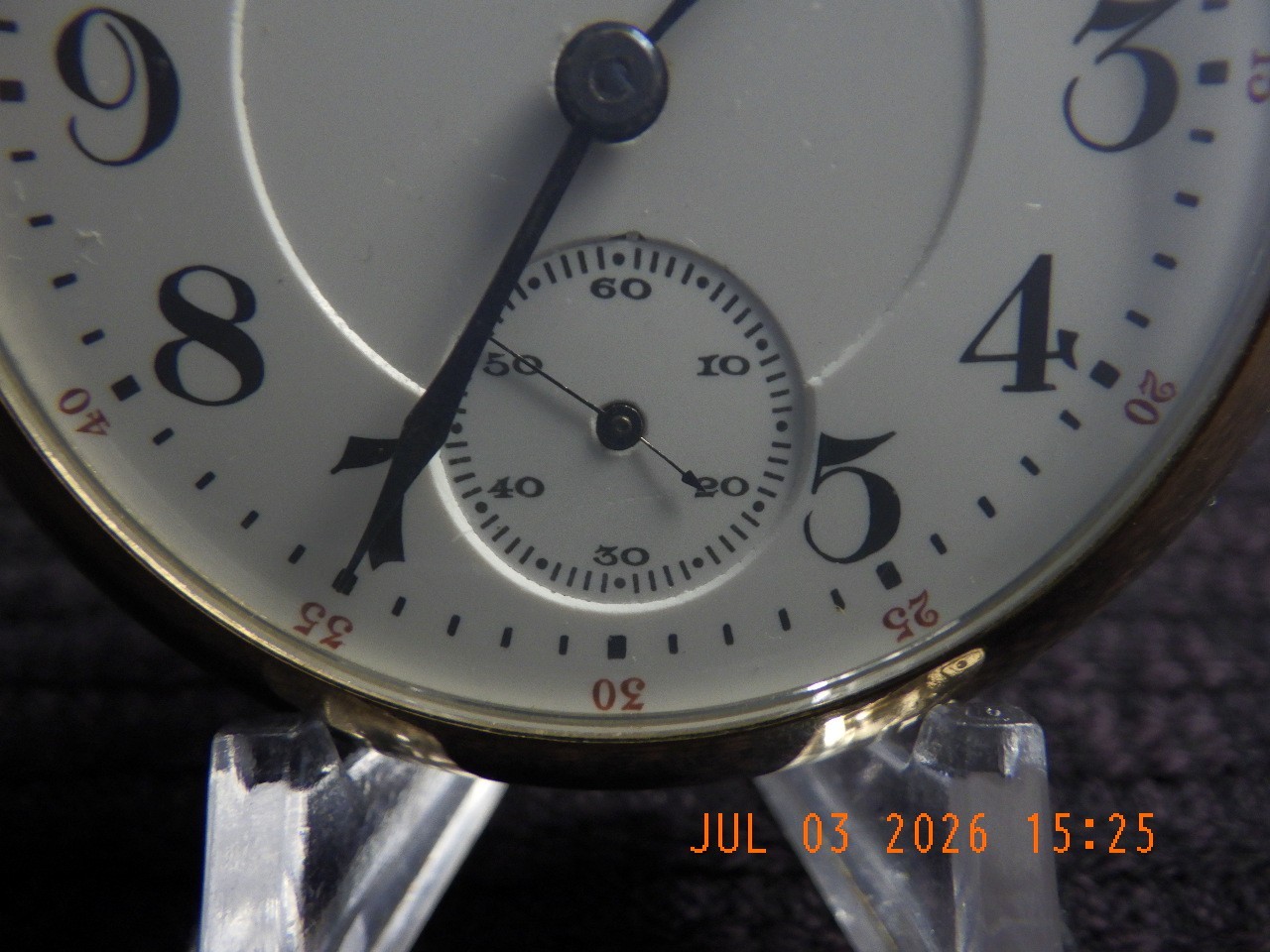 Hampden “Railway” special, size 18s, pocket watch, 21 jewel