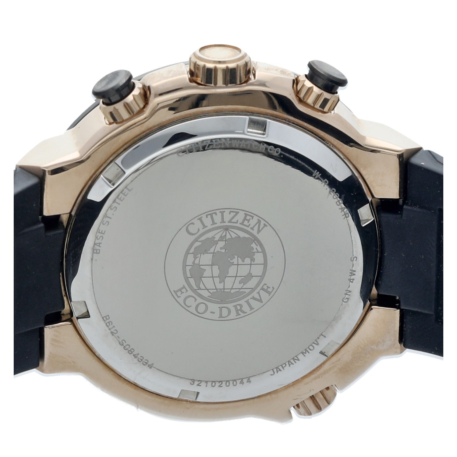 Citizen Eco-Drive Endeavor Chronograph Rose Gold 46 mm Steel Rubber Men’s Watch