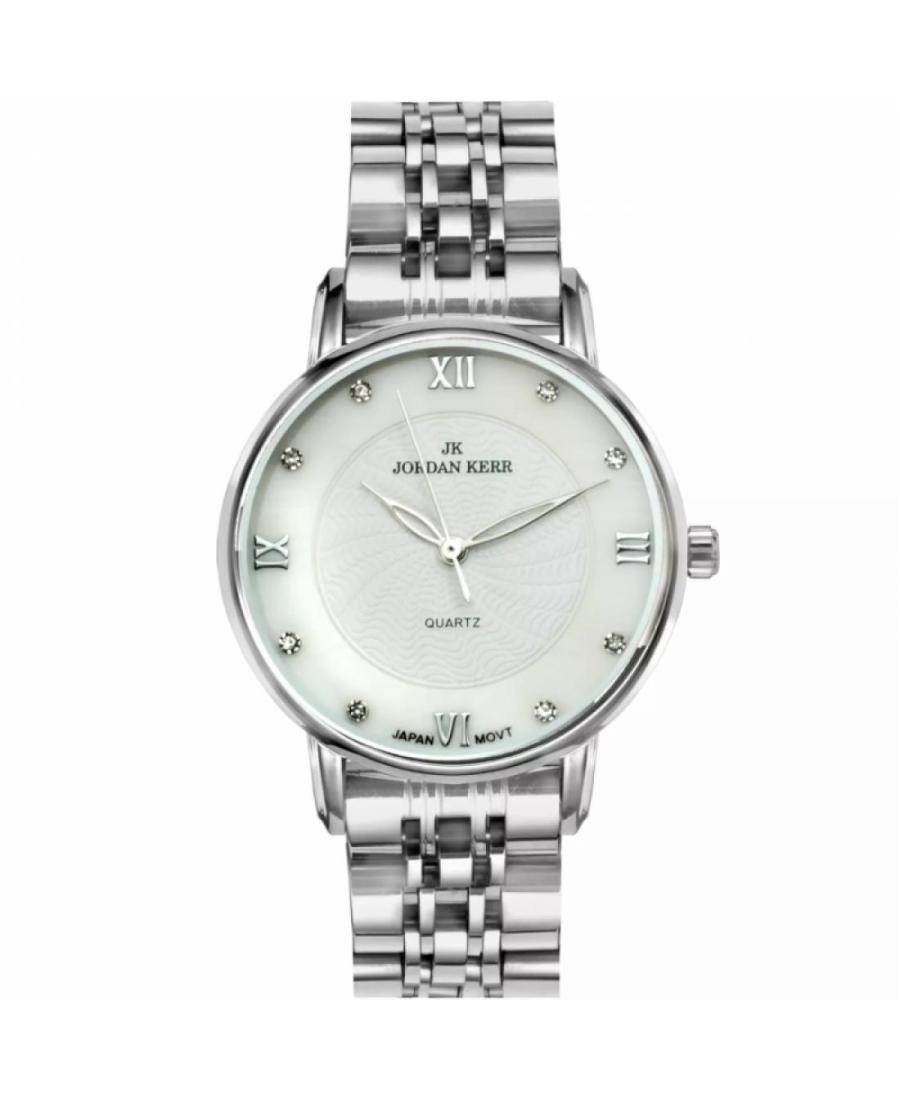 JORDAN KERR Women Analog Quartz Casual Watch Classic Dress 34mm Waterproof Round
