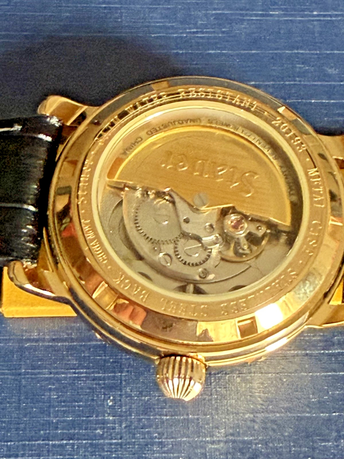 STAUER MAGNIFICAT II AUTOMATIC MEN’S WATCH MODEL 20193 NEW/OLD STOCK WATCH
