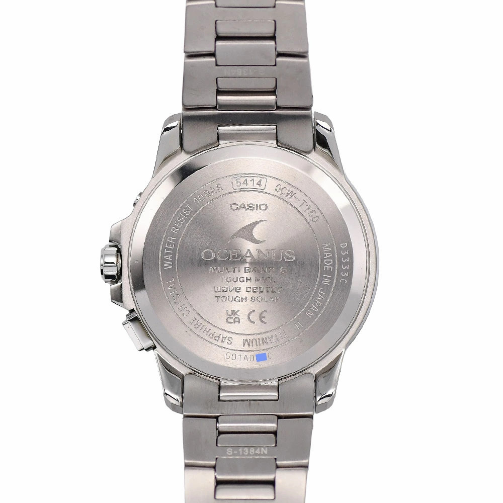 Casio Oceanus OCW-T150-2AJF Solar Radio Titanium Watch Used Japan