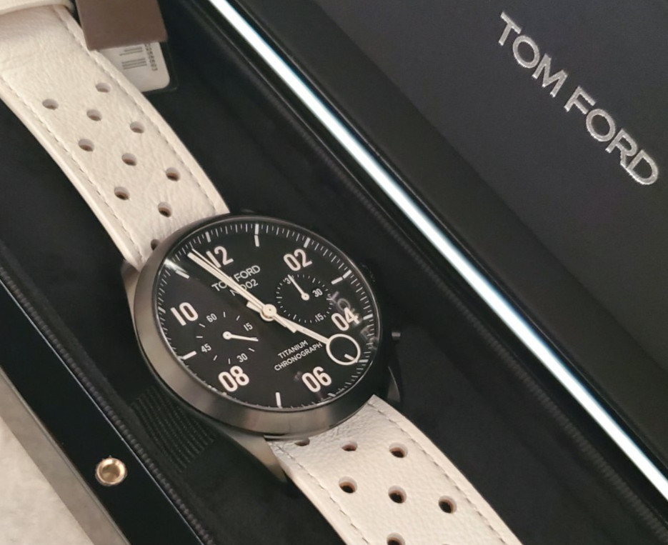 Tom Ford TF002 Limited Edition Titanium Chronograph 43mm Watch- $2,995