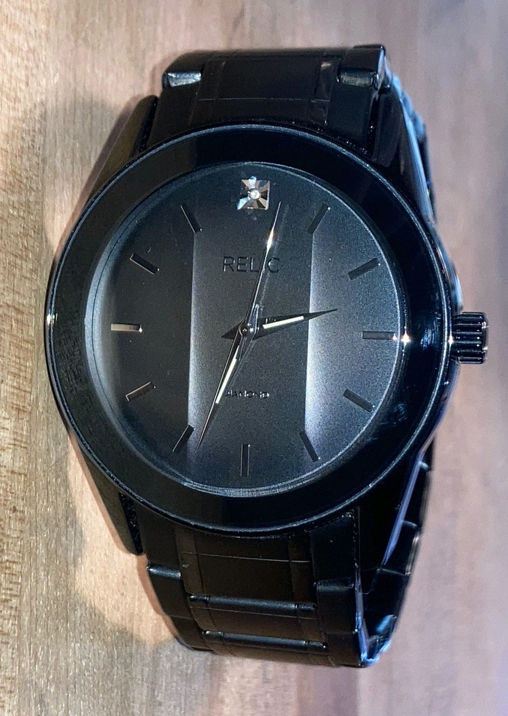 Relic Rylan ZR77271 Men’s Black Analog Dial Quartz Watch Fast Free Shipping 8″