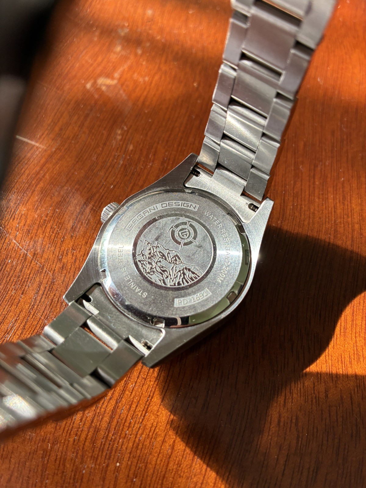 PAGANI DESIGN PD-1692 Automatic Men’s Watch AR Sapphire 20Bar Steel