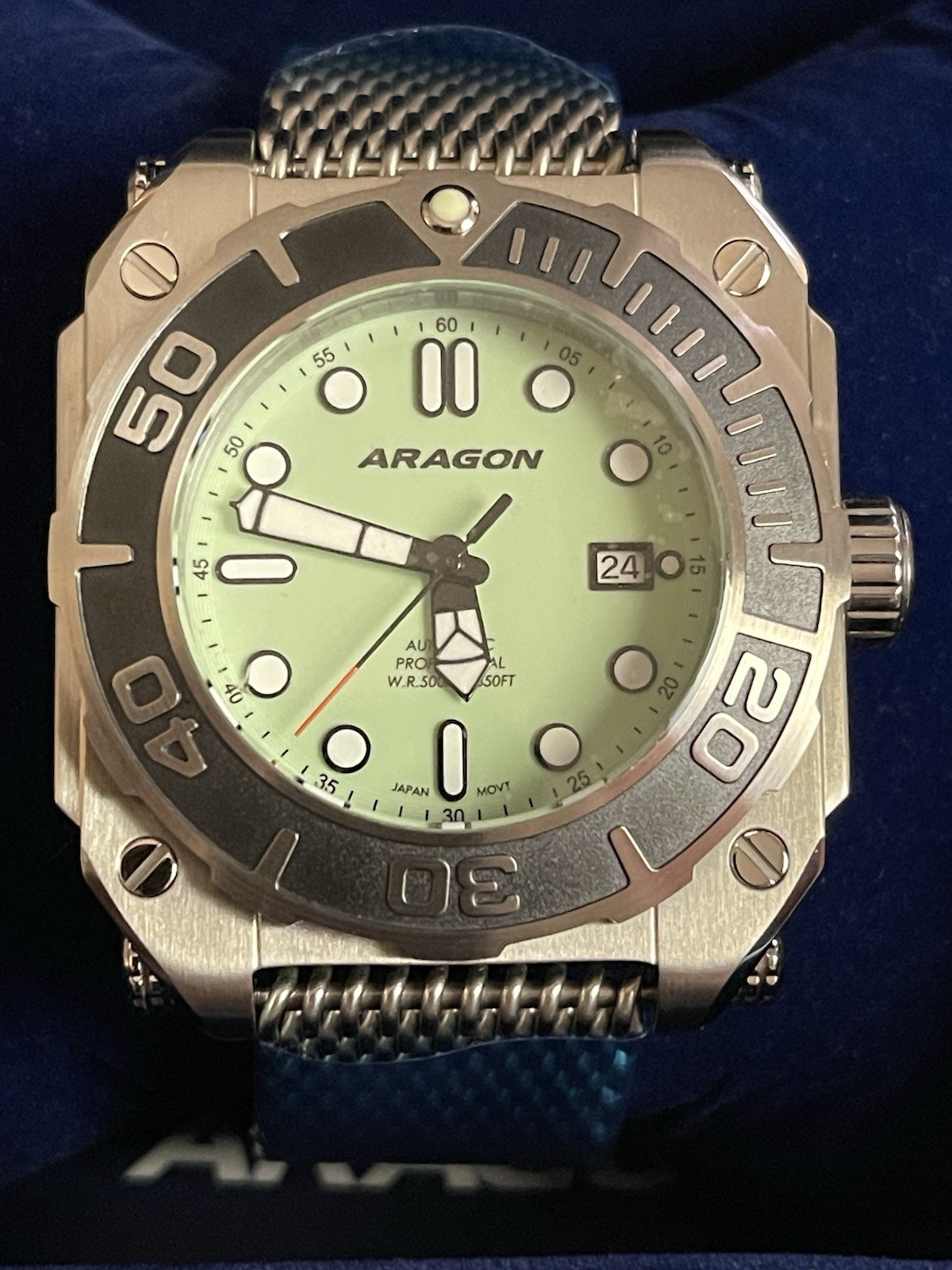 Aragon A661GRN Dive Tank Automatic 48mm