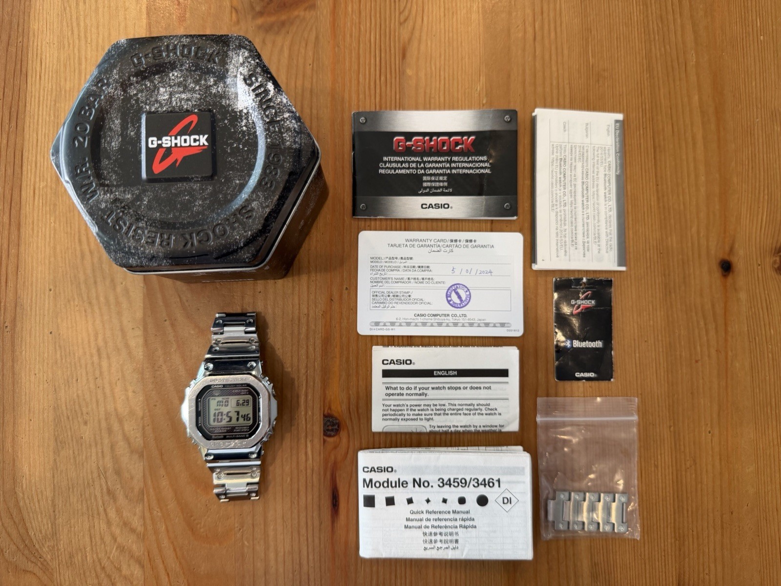 Casio G-SHOCK GMW-B5000D-1JF shipped from US no import fees