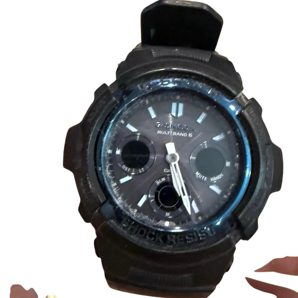 Casio G-Shock AWG-M100A 5230 Watch Mens Black Multiband 6 Tough Solar 200M READ