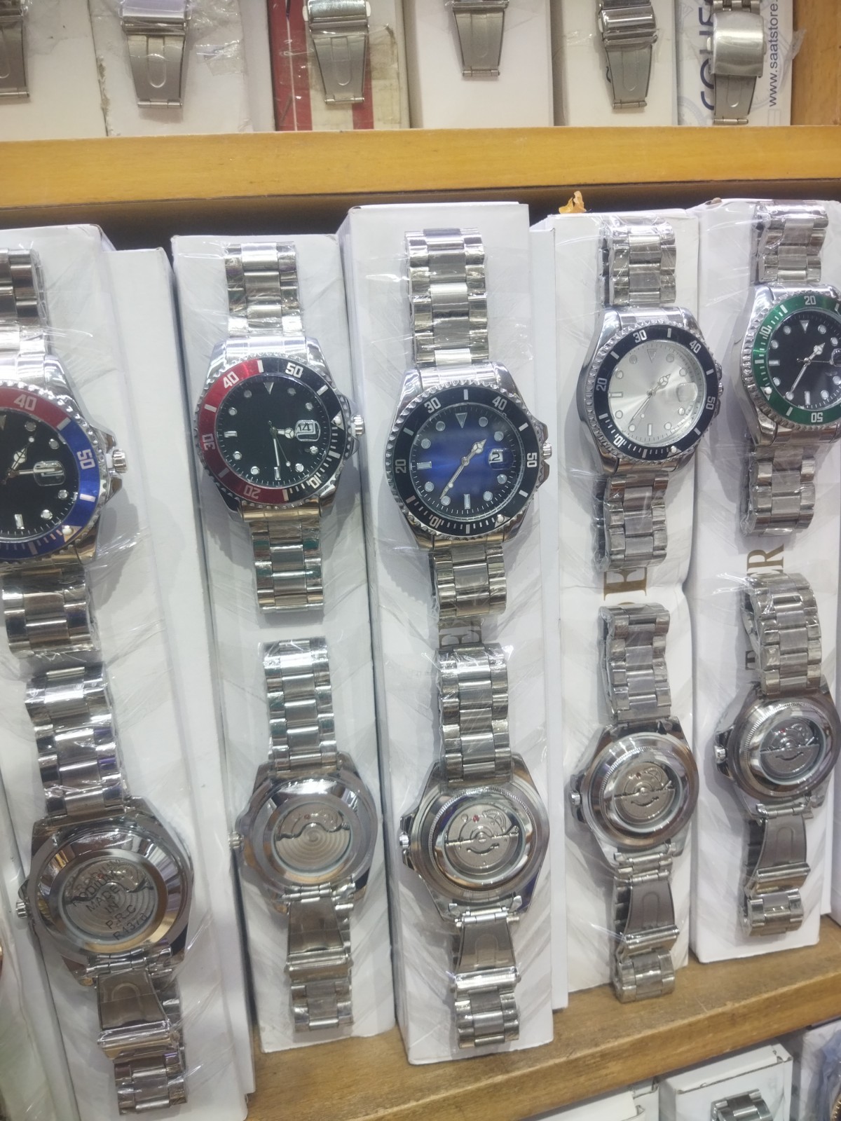 2pcsWaterproof Watch Stainless Steel Quartz Luminous Classic Business Wristwatch