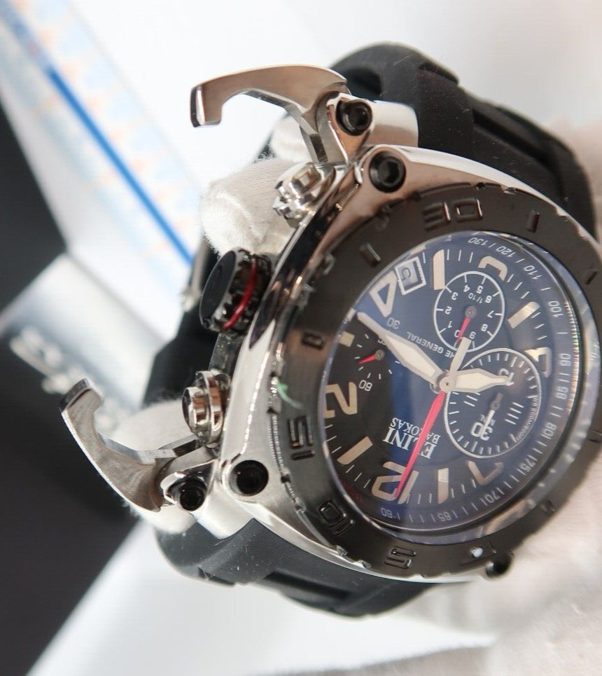 ELINI BAROKAS, 660ft “The General” CHRONO w/Box, BIG MENS DIVE WATCH,MIB R23-18