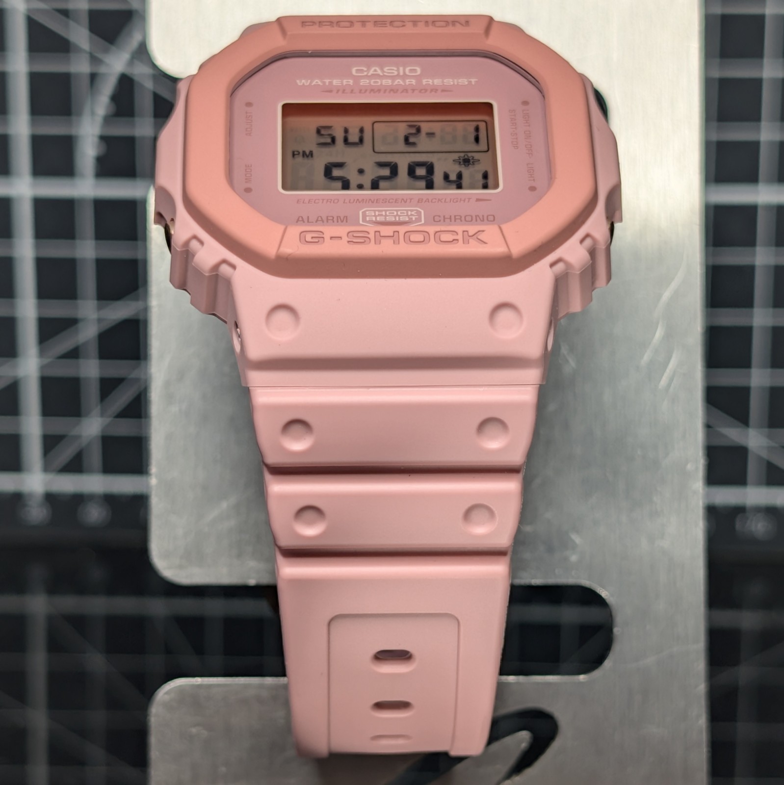 Casio G-Shock Togenkyo DW-5600 Peach Blossom Pink Shangri-La Square DW-5610SL-4