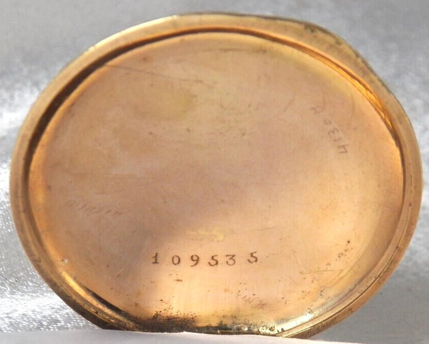 Antique Pocket Watch Hunting Case GF 10S Key Set Key Wind Gorgeous!