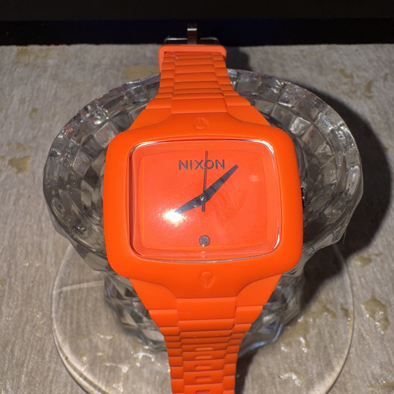 Nixon The Rubber Player “Yes It’s Real” Orange Surf Men’s Analog Wrist Watch