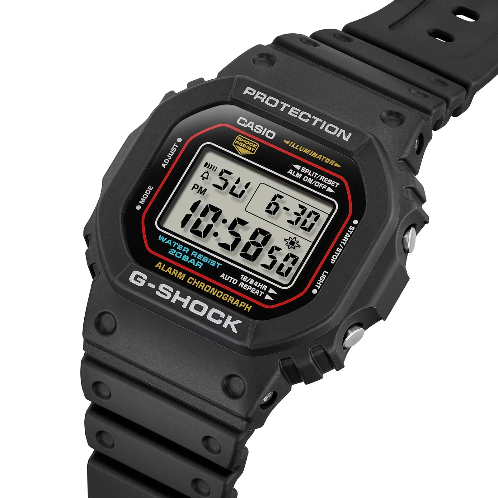 Casio G-Shock DW-5600RL-1 Digital Watch First Gen Color 5600 SERIES