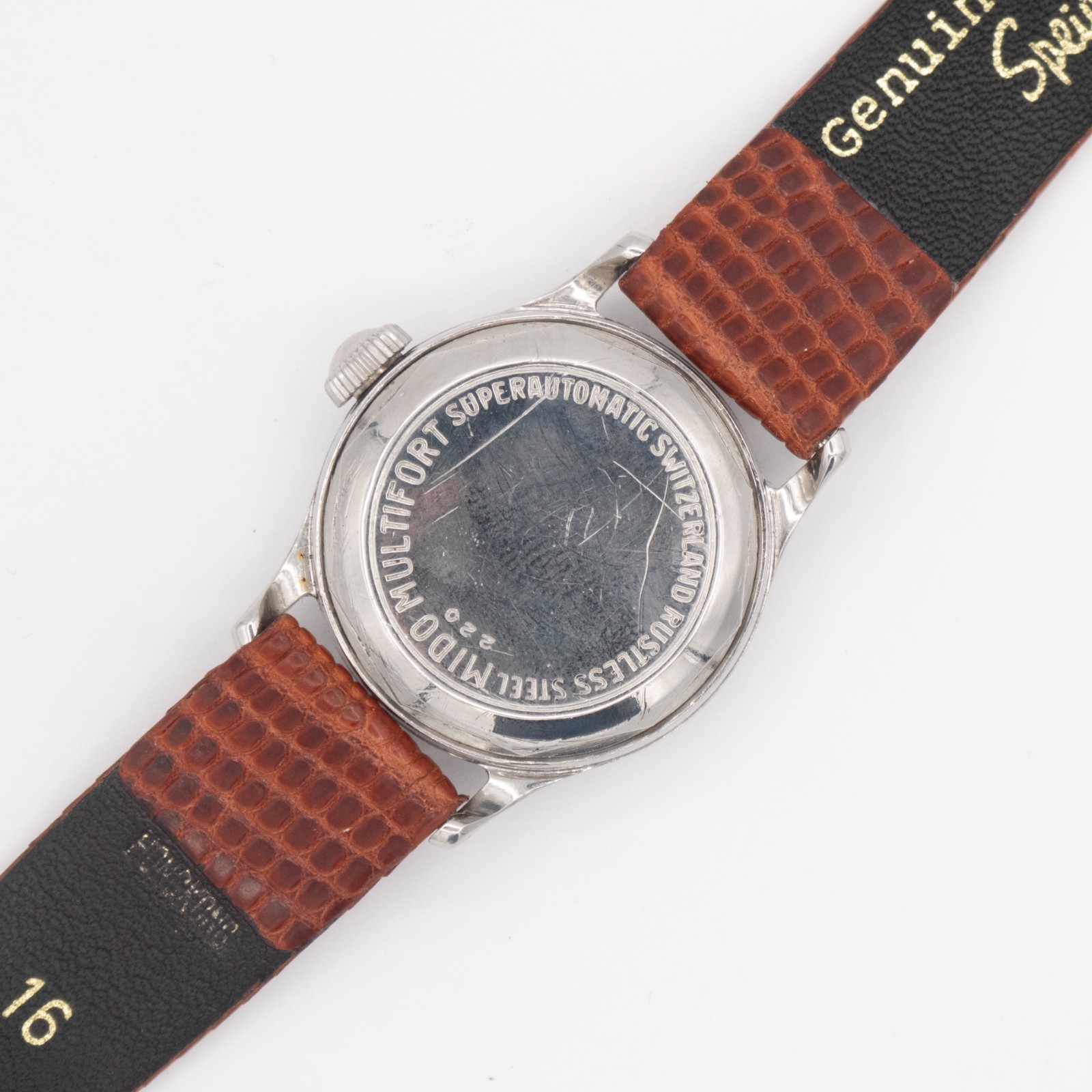 Vintage Mido Multifort Caliber 817 17-Jewel S/S Automatic Wristwatch, Keeps Time