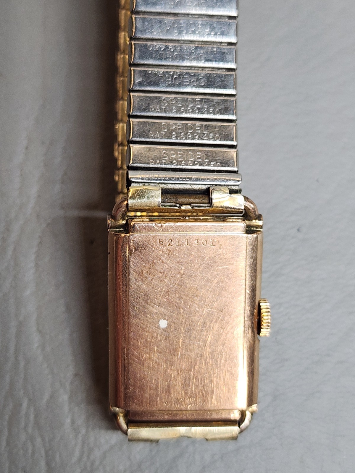 (For Parts Not Working) – Bulova 14k Gold Filled Art Deco