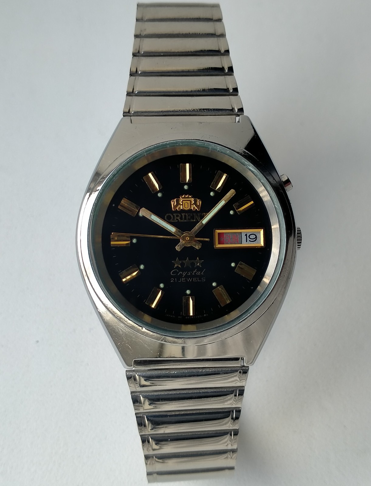 Orient 3 Star Automatic Model KE 469WA8 -80 C Vintage Original Japan Watch 1990s