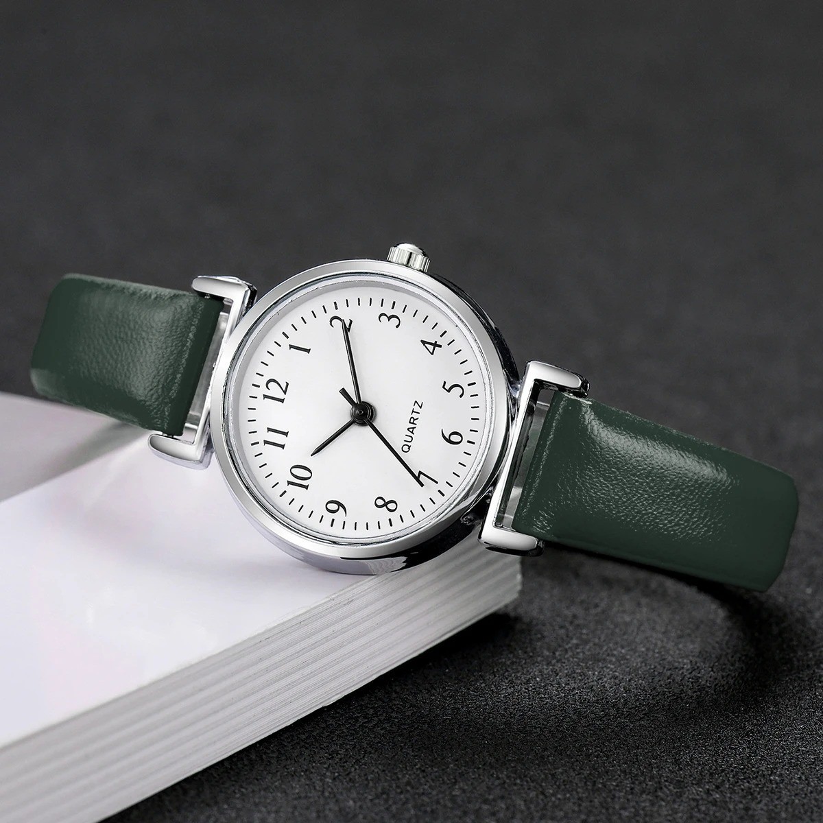 Small Dial Women’s Watch – Simple Leather Band, Analog Quartz Wristwatch,Fashion