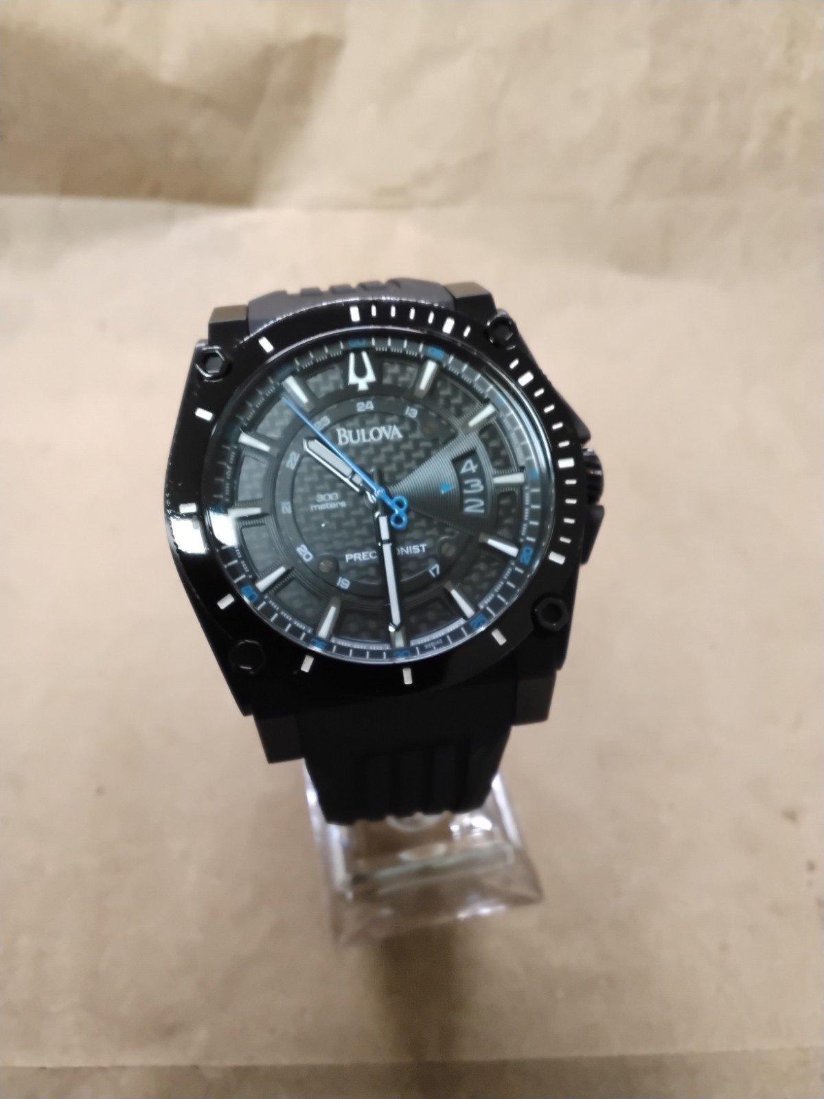 Bulova Precisionist Champlain C960944 ( 98B142 ) Rubber/Silicone Strap Working