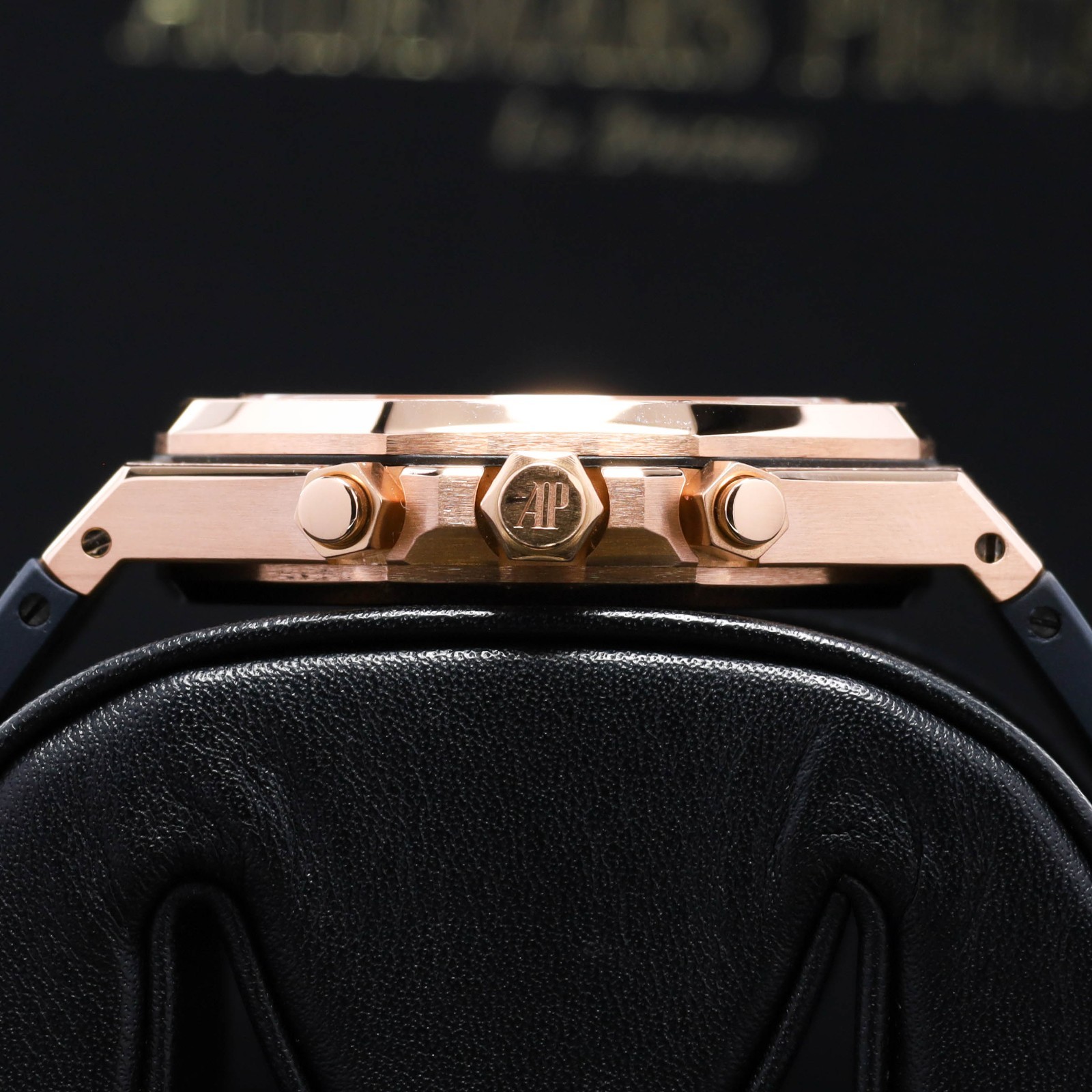 Audemars Piguet Royal Oak 39mm Rose Gold Silver Tapisserie Strap 26320OR