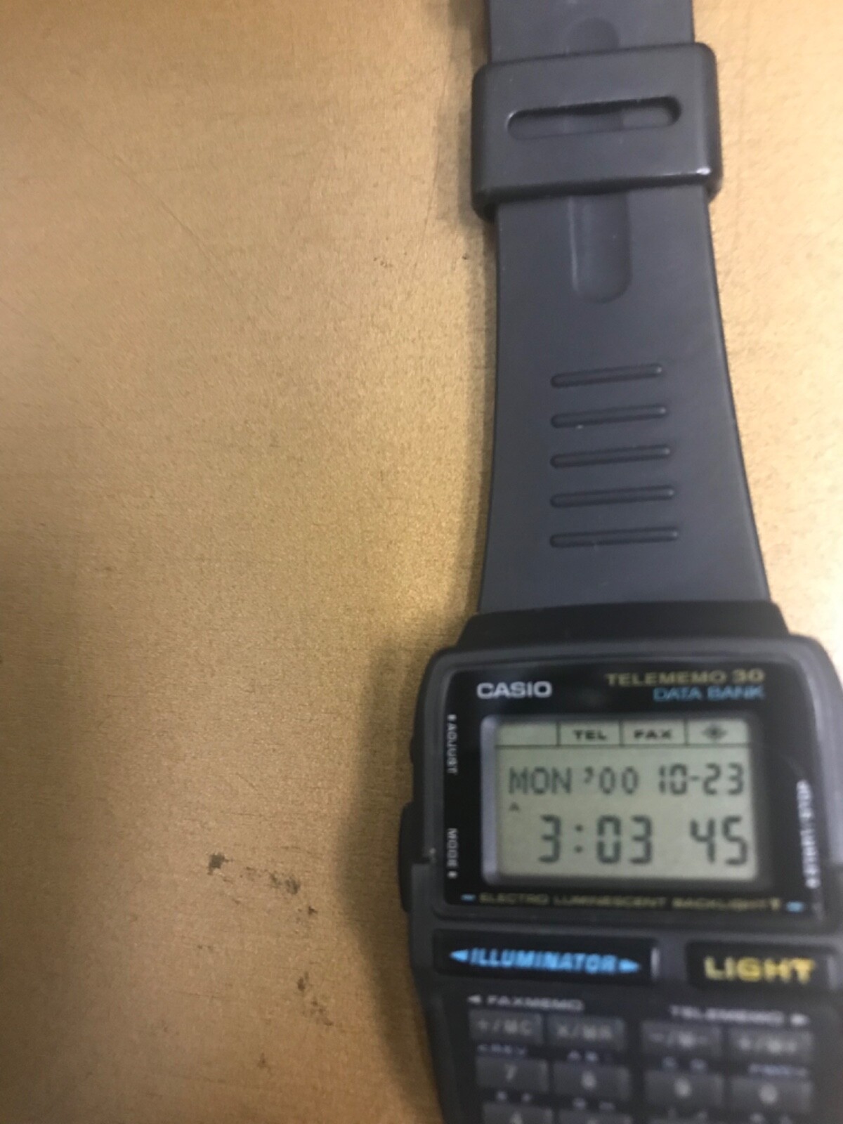 Casio Data Bank Calculator Vintage Watch DBC-30 Read Description